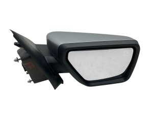 2022-2024 Ford F-150 Lightning Silver Power Folding Memory Blind Spot Surround View Pedestal Door/Side View Mirror - Right (Passenger) (Used OEM)