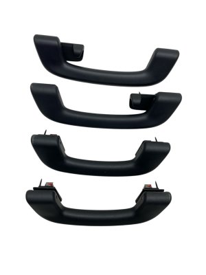 2018-2024 BMW X3 Black Overhead Roof Grab Handle Set - Front (Used OEM)