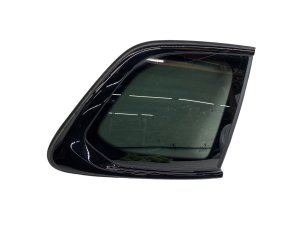 2023-2025 BMW X1 Black Quarter Glass with Gloss Black Trim - Rear, Right (Passenger) (Used OEM)