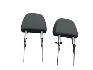 2017-2024 Audi Q7 Gray Seat Headrest Set - Front, Left (Driver) (Used OEM)