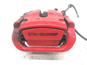 2012-2015 Mercedes-Benz ML350 Red AMG Disc Brake Caliper with Parking Brake Actuator - Rear, Right (Passenger) (Used OEM)