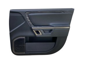 2017-2024 INFINITI QX80 Black Door Interior Trim Panel - Front, Right (Passenger) (Used OEM)