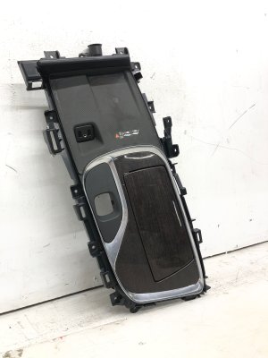 2018 Buick Enclave Center Console Shifter Cup Holder Trim Bezel with Wireless Charger (Used OEM)