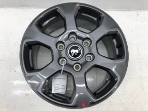 2021-2025 Ford Bronco Gray 17x7.5 6-Spoke Charcoal Painted Alloy Wheel (Used OEM)