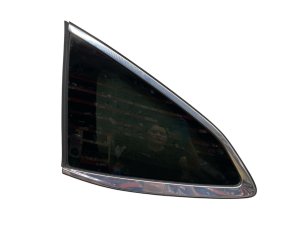2022-2025 Acura MDX Chrome Tinted Quarter Glass with Chrome Trim - Rear, Left (Driver) (Used OEM)