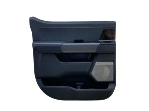 2022-2025 Ford F-150 Lightning Black Door Interior Trim Panel - Rear, Left (Driver) (Used OEM)