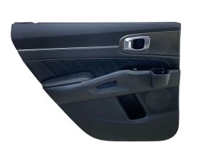 2021-2023 Kia Sorento Black Door Interior Trim Panel with Standard Audio - Rear, Left (Driver) (Used OEM)