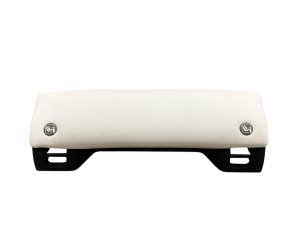  Tesla Model s White Seat Child Safety ISOFIX Flap Trim Panel - Rear (Used OEM)