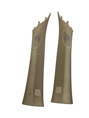 2022-2024 Acura MDX Beige Interior A-Pillar Trim Panel Set (Used OEM)