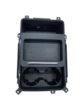 2018-2024 Audi SQ5 Center Console Cup Holder and Storage with USB and AUX Ports - Front (Used OEM)