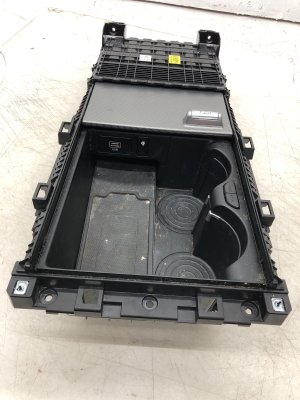 2020-2023 Hyundai Palisade Center Console Cup Holder and Storage Compartment with Wireless Charging (Used OEM)