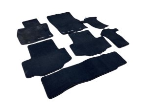 2024-2026 Mazda CX-90 Black 7-Piece Carpeted Floor Mat Set - Front (Used OEM)