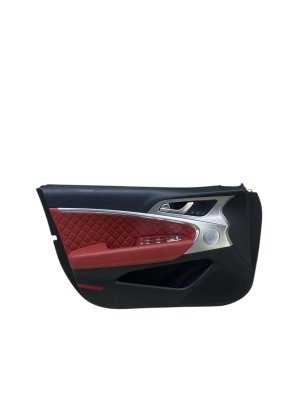 2022-2023 Genesis G70 Red Door Interior Trim Panel - Front, Left (Driver) (Used OEM)
