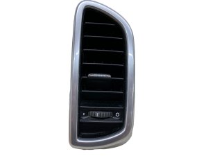 2011-2018 Porsche Cayenne Silver Dashboard Outer AC Vent - Front (Used OEM)