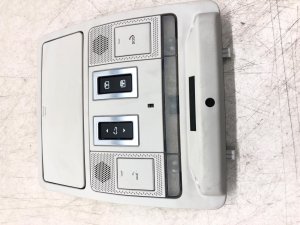 2018-2020 Jaguar F-Pace Front Overhead Console with Panoramic Sunroof Control and Dome Light (Used OEM)