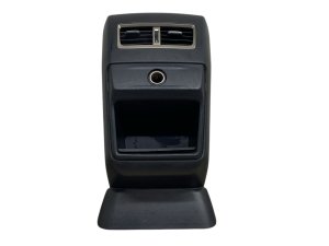2018-2022 Lexus RX350L Black Center Console End Cap with Air Vent Grille and Storage Pocket - Rear (Used OEM)