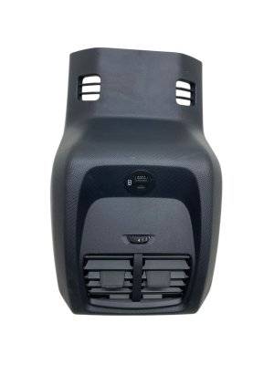 2021-2025 Ford Mustang Mach-E Center Console End Cap Trim Panel with Air Vent and USB Port - Rear (Used OEM)
