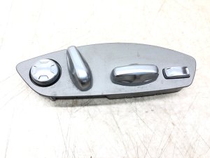 2011-2018 Porsche Cayenne Silver Power Seat Switch - Front, Left (Driver) (Used OEM)