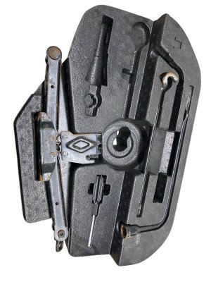 2017-2022 Maserati Levante Emergency Spare Tire Scissor Jack with Tool Kit and Foam Insert (Used OEM)