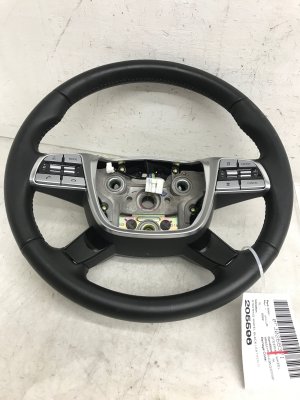 2020-2025 Kia Telluride Black Leather Steering Wheel (Used OEM)
