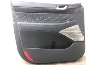 2020-2022 Hyundai Palisade Black Door Interior Trim Panel - Front, Left (Driver) (Used OEM)