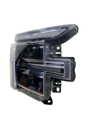 2024-2025 Ford F-150 Black LED Projector Headlight Assembly with Black Bezel - Right (Passenger) (Used OEM)