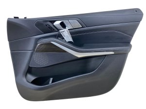 2019-2022 BMW X7 Black Illuminated Door Interior Trim Panel with Seat Memory - Front, Right (Passenger) (Used OEM)