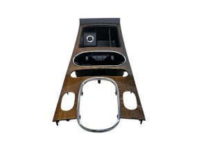 2012-2018 Bentley Continental Brown Center Console Cup Holder Shifter Bezel Trim Panel (Used OEM)