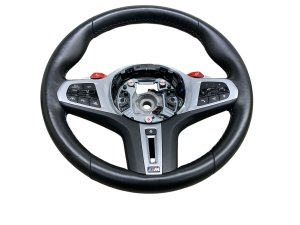 2018-2024 BMW X3 Leather Heated Steering Wheel with Cruise Control and Paddle Shifters (Used OEM)