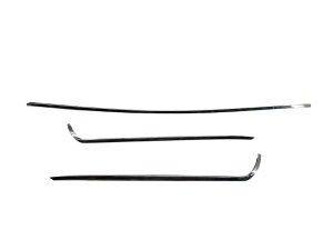 2012-2018 Bentley Continental Silver Convertible Outer Windshield Stainless Steel Trim Molding Set (Used OEM)