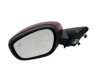 2021-2023 Ford Mustang Mach-E Red Power Folding Heated Blind Spot Door/Side View Mirror with Camera and Puddle Lamp - Left (Driver) (Used OEM)