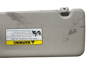 2022-2025 Hyundai Santa Cruz Gray Illuminated Sun Visor Set Without Sunroof (Used OEM)