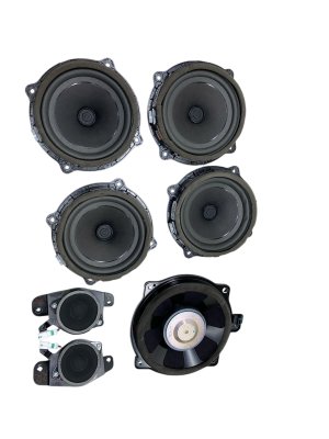 2020-2025 Hyundai Palisade Harman Kardon 7-Piece Door C-Pillar and Subwoofer Speaker Set - Front (Used OEM)