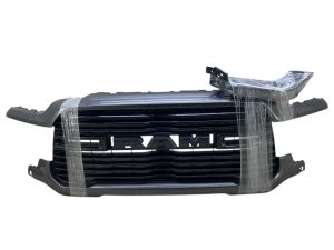 2019-2024 Ram 3500 Black Laramie Night Edition Upper Grille with Black Inserts and Trim Moldings (Used OEM)