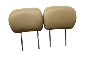 2018-2022 Ford F-150 Tan Bucket Seat Leather Headrest Set - Front, Left (Driver) (Used OEM)