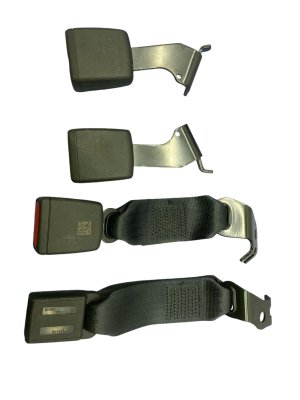 2017-2020 Maserati Levante Black Seat Belt Buckle Set - Rear, Right (Passenger) (Used OEM)