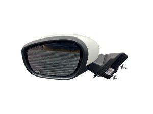 2021-2025 Ford Mustang Mach-E Star White Power Heated Door/Side View Mirror with Pony Projection Lamp - Left (Driver) (Used OEM)