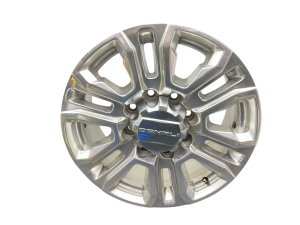 2020-2025 GMC Sierra 2500 HD Silver 6 V-Spoke Full Polished Aluminum Alloy Wheel (Used OEM)