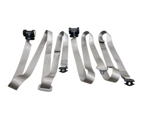 2022-2025 Jeep Wagoneer Beige Second Row Seat Belt Assembly Set - Rear, Right (Passenger) (Used OEM)