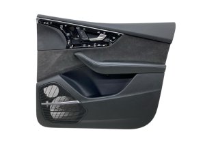 2019-2023 Audi Q8 Black Door Interior Trim Panel - Front, Right (Passenger) (Used OEM)