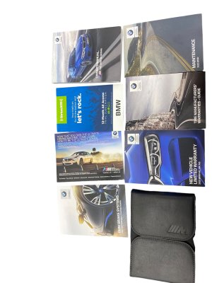 2018-2023 BMW M5 Black M5 Owners Manual with Leather Case (Used OEM)