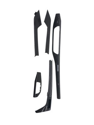 2018-2020 Audi S5 Black Carbon Fiber Interior Trim Panel Molding Set (Used OEM)