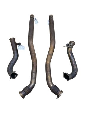 2012-2018 Audi S6 Eurowise Aftermarket Racing Catless Downpipe Set (Used OEM)
