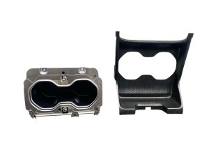 2021-2025 Jeep Grand Cherokee L Center Console Cup Holder Tray with Trim Cover - Front (Used OEM)