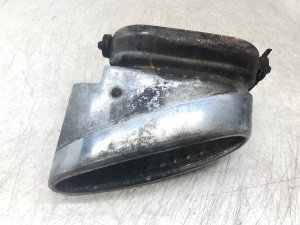 2006-2012 Bentley Flying Spur Exhaust Tail Pipe Tip with Bracket - Rear, Left (Driver) (Used OEM)
