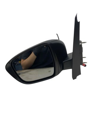2022-2025 Nissan Frontier Super Black Power Heated Blind Spot Surround View Door/Side View Mirror - Left (Driver) (Used OEM)