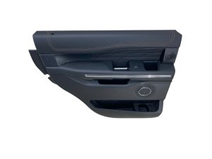 2022-2024 Ford Expedition Black Onyx Door Interior Trim Panel - Rear, Left (Driver) (Used OEM)