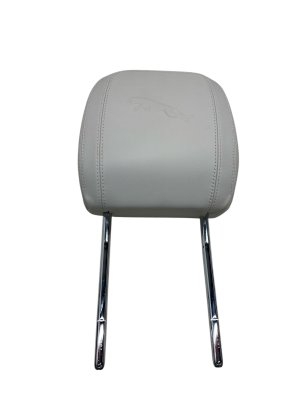 2017-2023 Jaguar F-Pace Beige Sport Seat Headrest with Badge - Front, Left (Driver) (Used OEM)