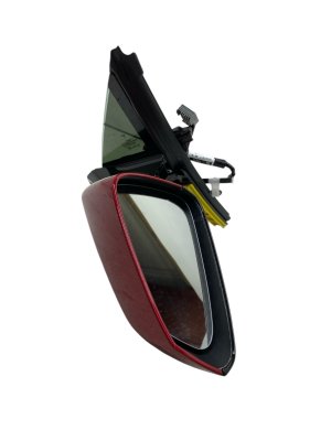  Tesla Model s Red Fixed Glass Trim Door/Side View Mirror - Left (Driver) (Used OEM)