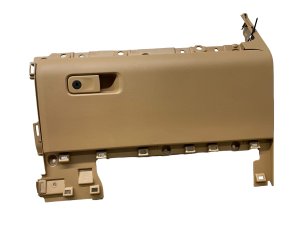 2021-2023 Ford F-150 Tan Lower Glove Box Bin Storage Compartment (Used OEM)